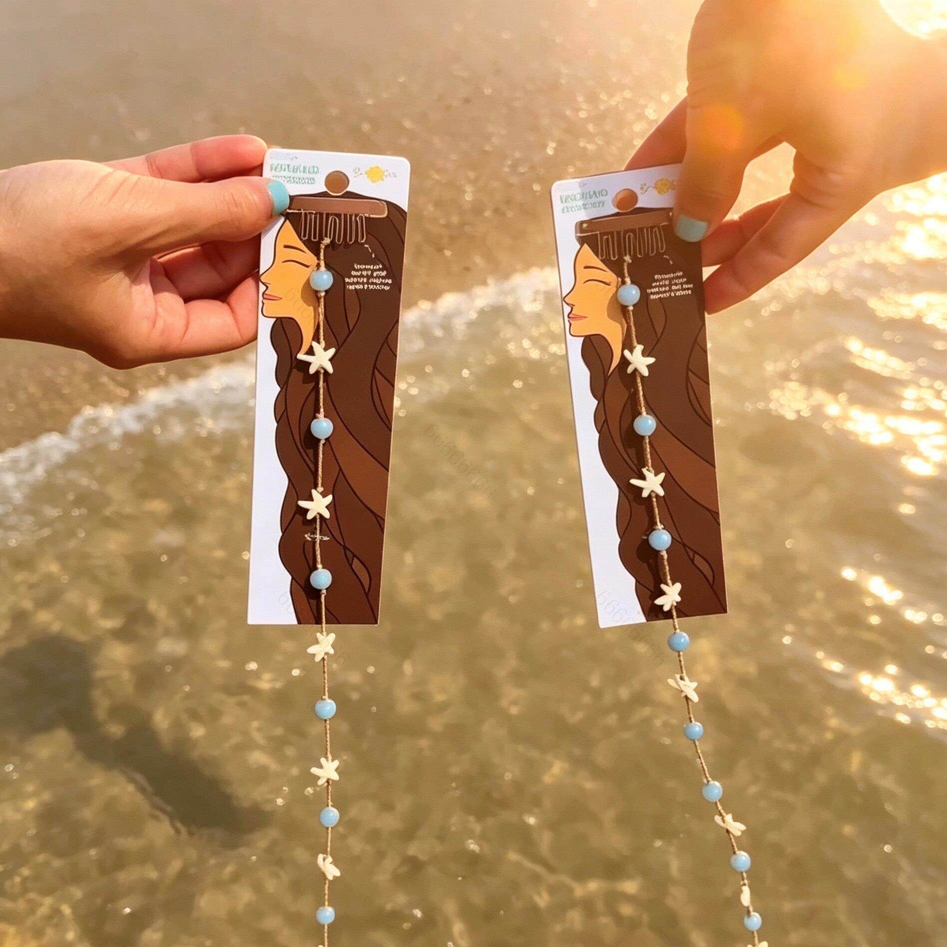 Ocean Starfish Beach Hair Braid Charm | Endless Summer Club