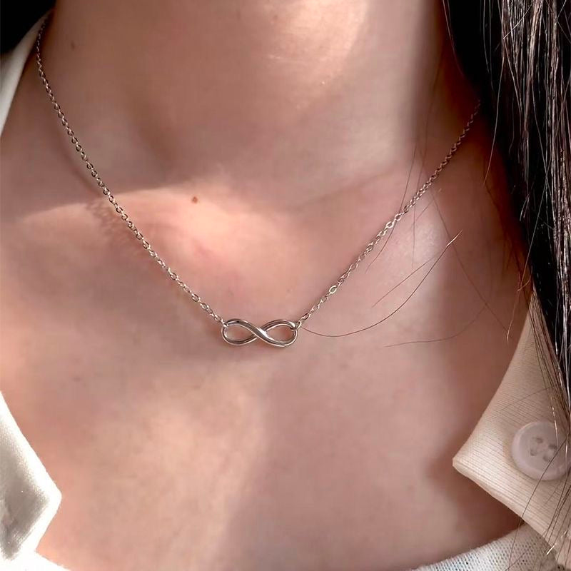 Infinity Symbol Necklace | Minimalist Titanium Steel Necklace | Endless Summer Club