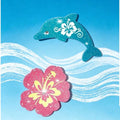 Beach Hair Clip | Glitter Dolphin & Hibiscus Hair Accessory Set | Endless Summer Club