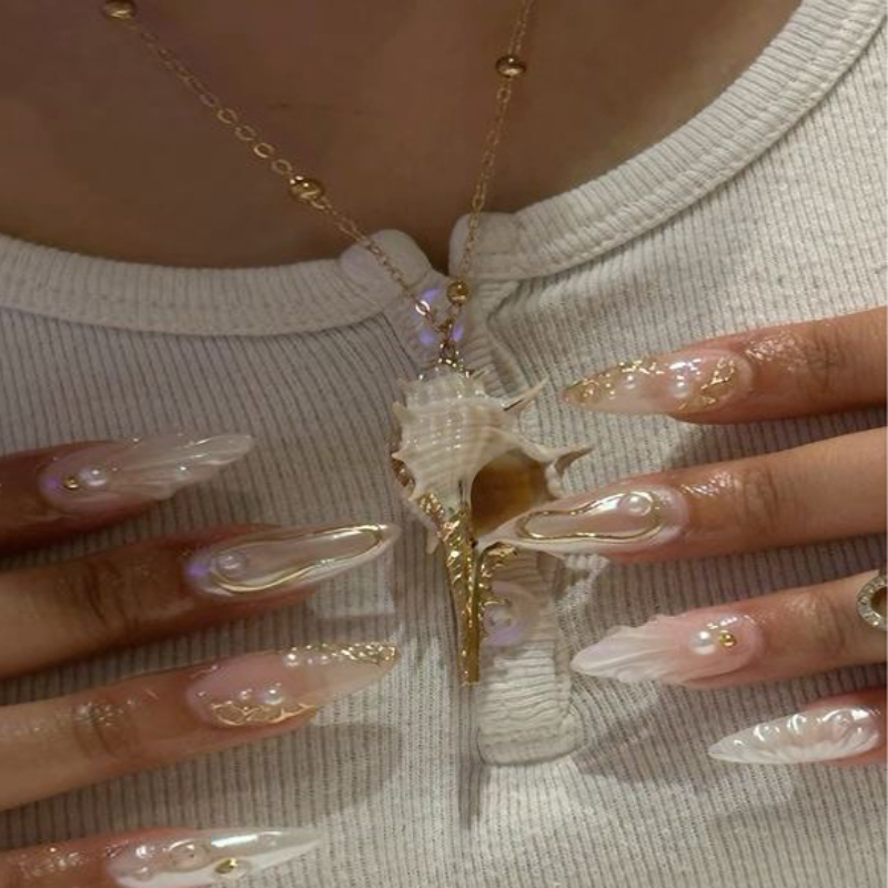 Natural Seashell Pendant Necklace | Endless Summer Club