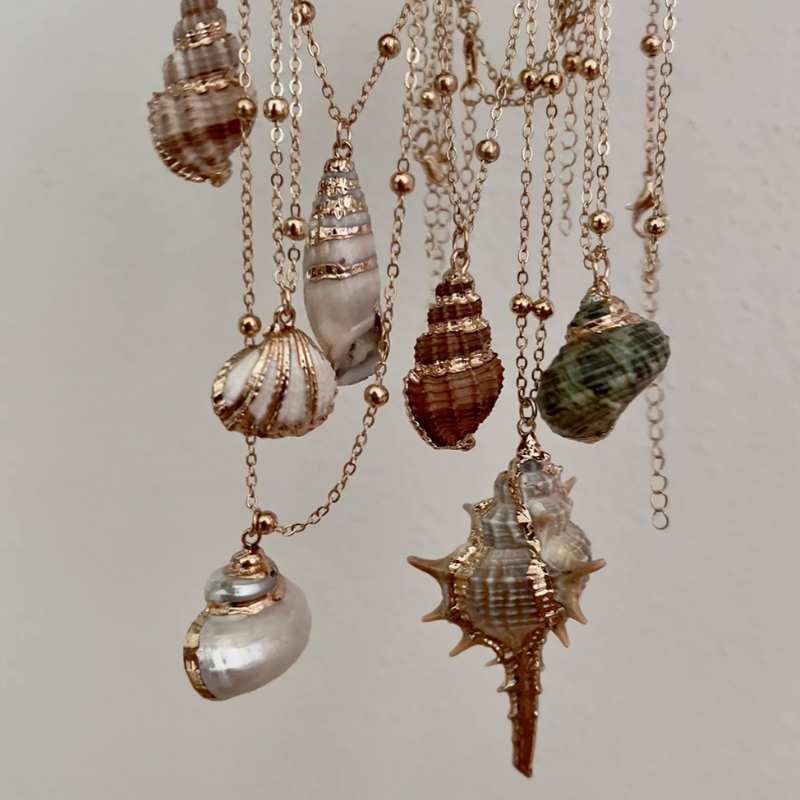 Natural Seashell Pendant Necklace | Endless Summer Club