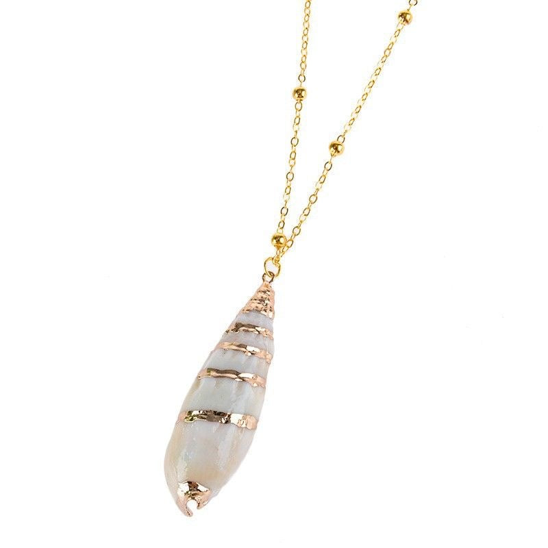 Natural Seashell Pendant Necklace | Endless Summer Club