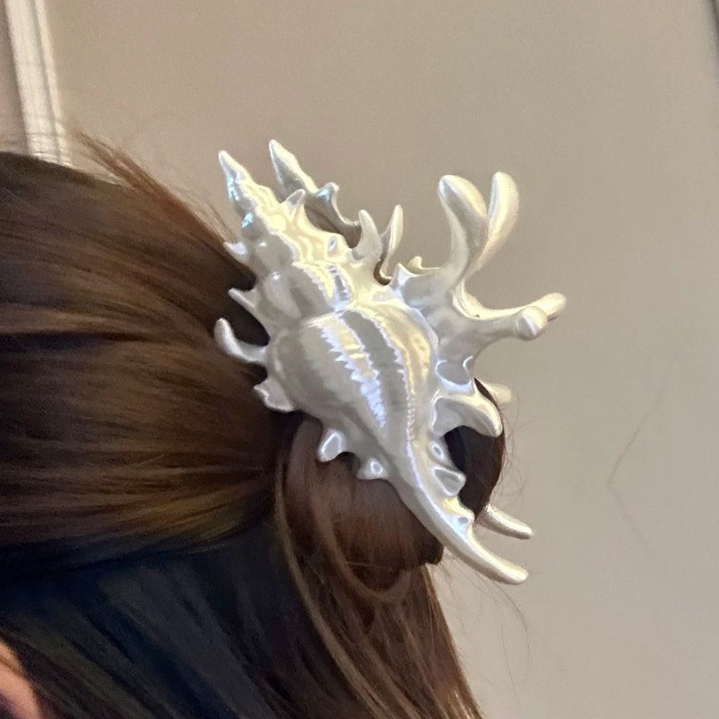 Pearl Conch Hair Claw Clip | Beach Shell Hair Clip | Endless Summer Club