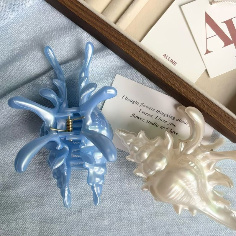 Pearl Conch Hair Claw Clip | Beach Shell Hair Clip | Endless Summer Club